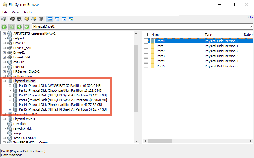 Device Group Partitions