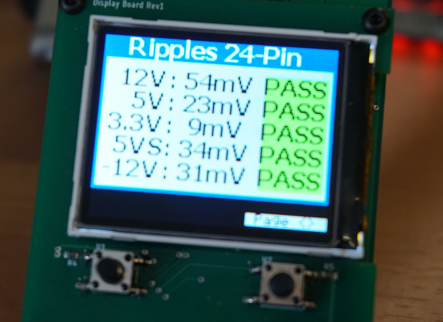 PSU Tester Ripple measurements