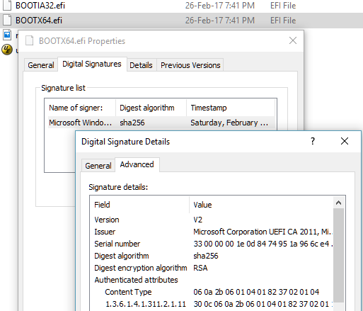 MemTest86 code signing by Microsoft