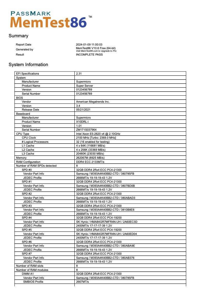 Click image for larger version

Name:	MemTest86-Report-20240108-234810-1.jpg
Views:	349
Size:	222.4 KB
ID:	56498