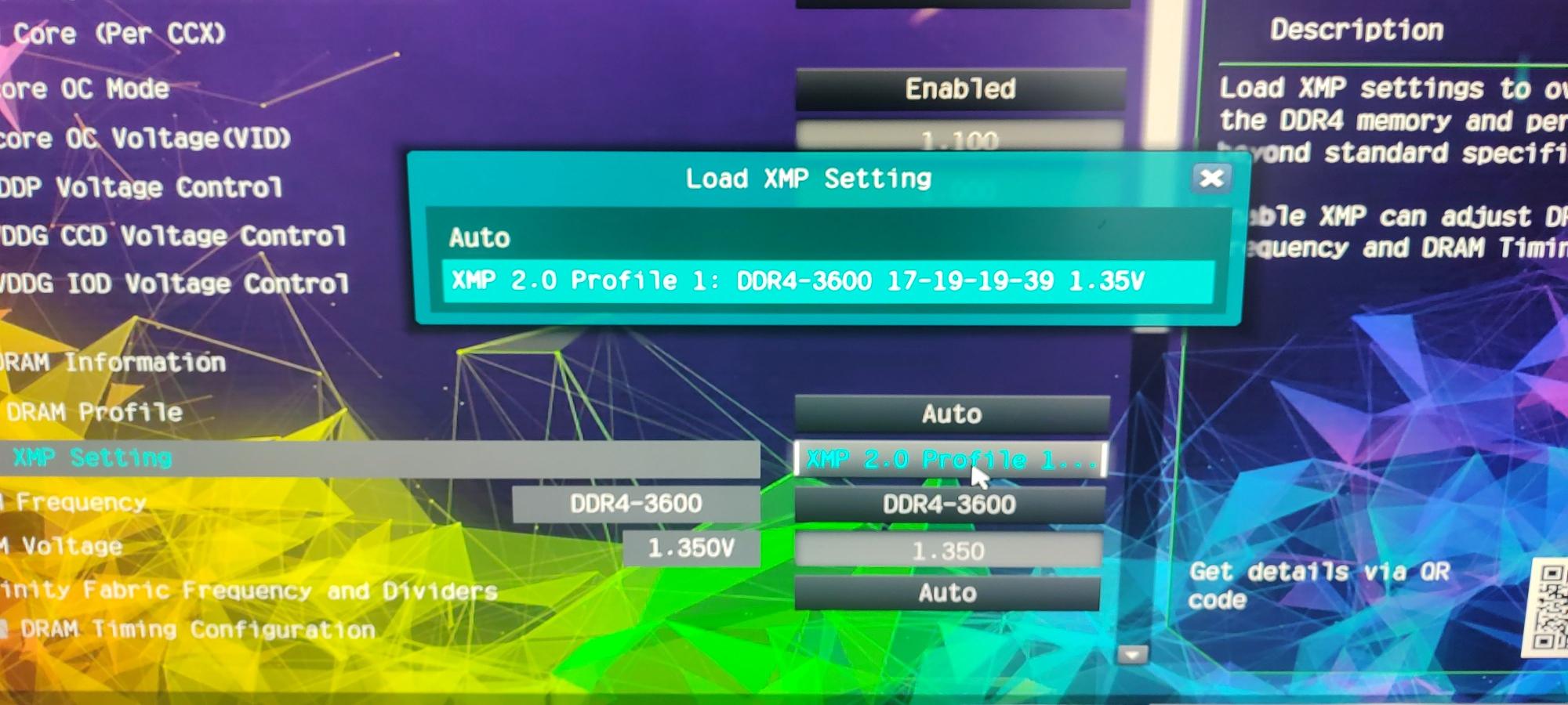 BIOS-DRAM configuration